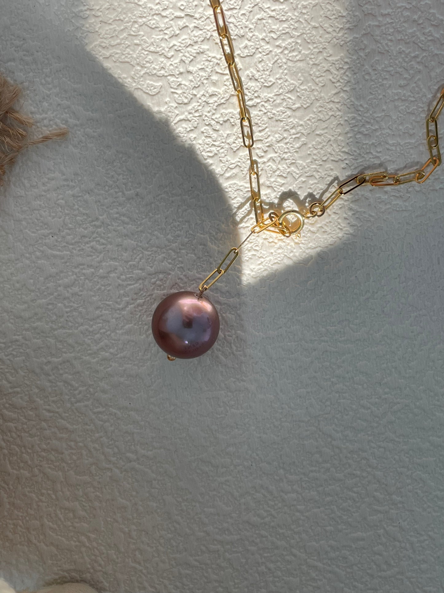 Purple Grape Pearl Necklace