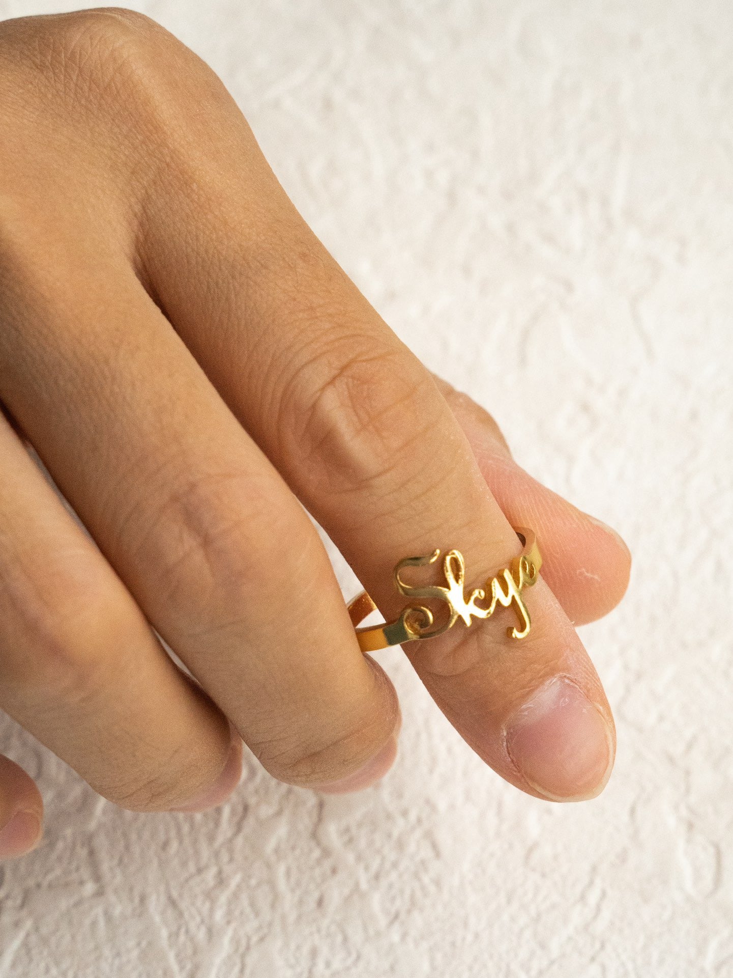 Customized Letter Ring