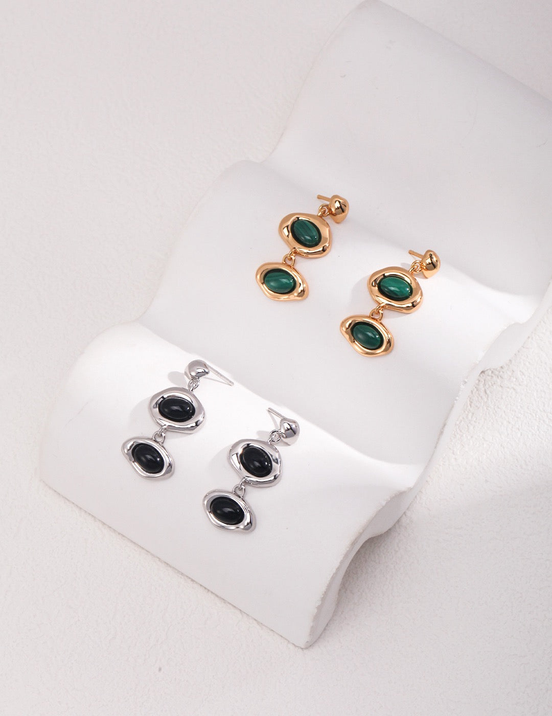 Emerald Drop Earrings